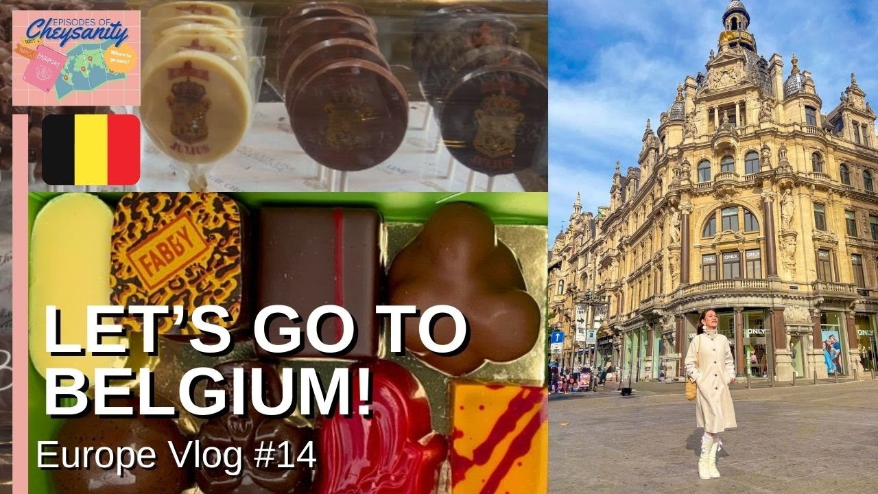 FIRST TIME IN BELGIUM! Let's try Belgian Chocolate, Praline & Waffle + Tour at Cathedral of our Lady