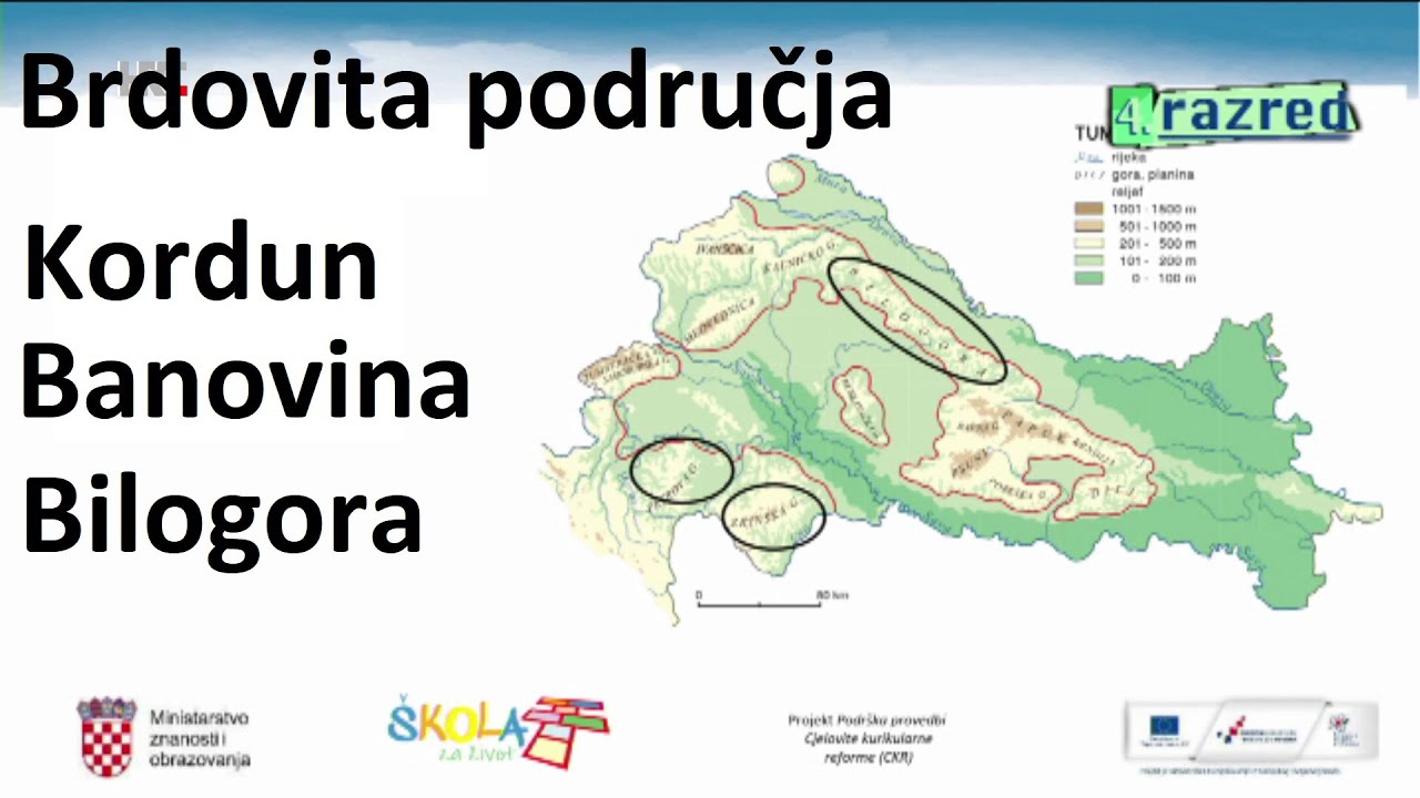 4. razred - Brežuljkasta Hrvatska - Priroda i društvo