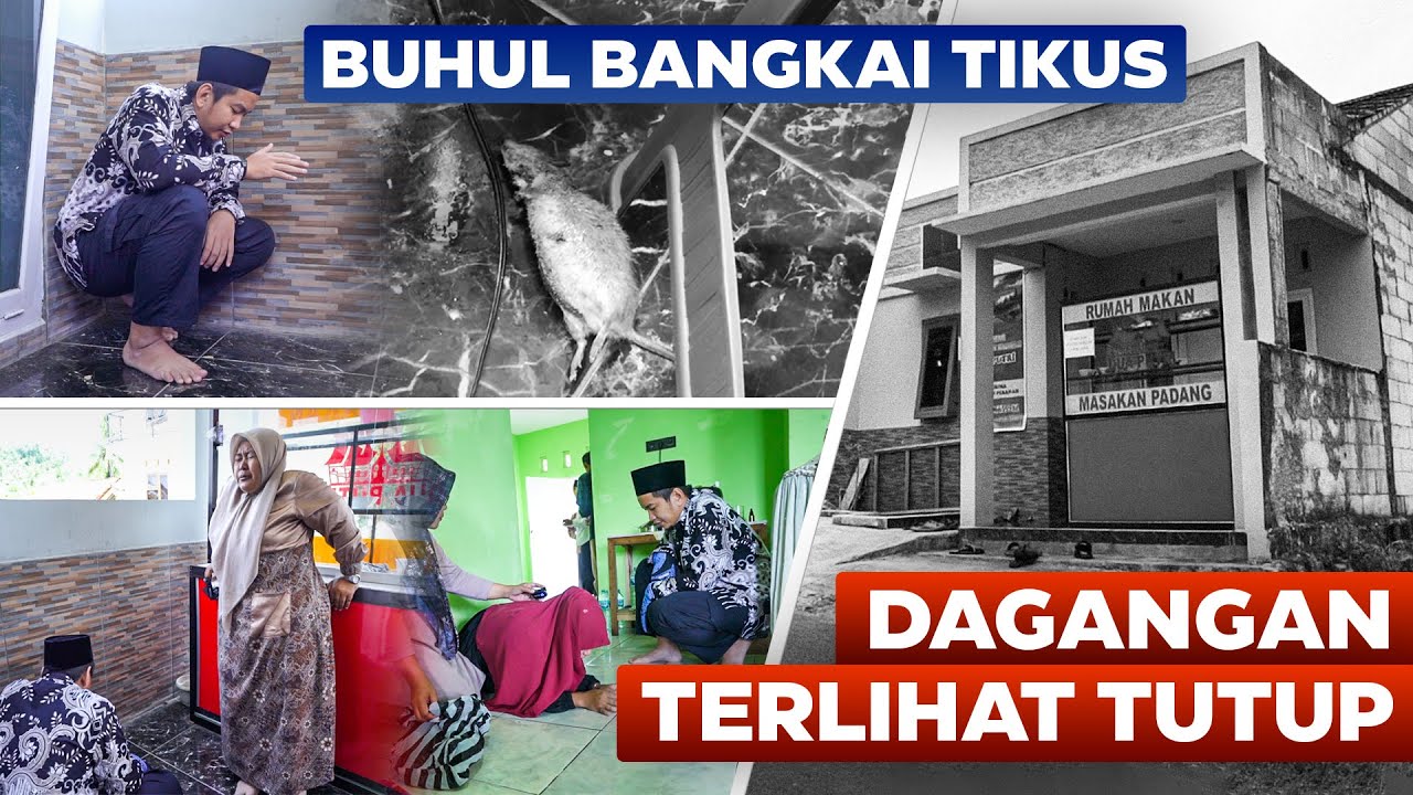 DAGANGAN TERLIHAT TUTUP | BUHUL BANGKAI TIKUS