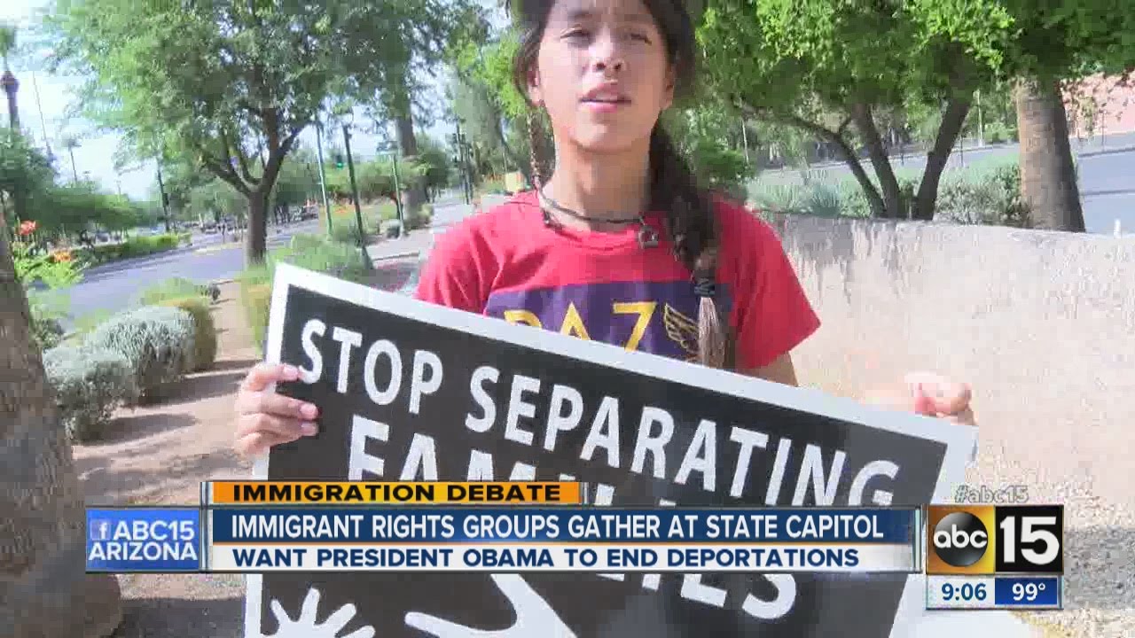 Immigrant rights groups protest in Phoenix