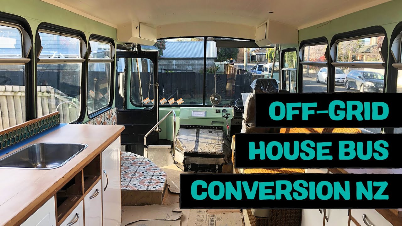 We passed COF, kitchen, table, and tiles installed, 1984 Isuzu JCR500 school bus conversion (S1E15)
