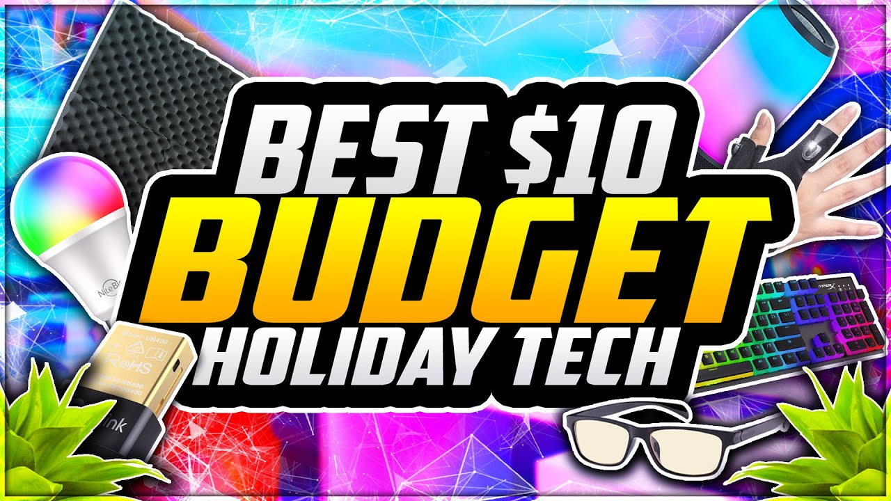 Top 5 BEST Setup Tech UNDER $10! 🎄 $10 Tech Gift Guide 2020