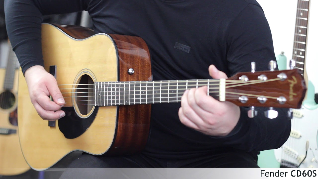 Fender CD60S acoustic guitar :: Demo, Soundcheck