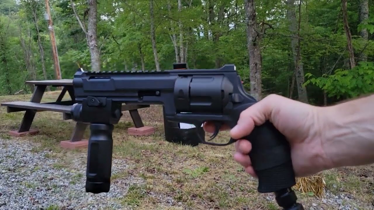 51 joules out the box from Mercy Less Lethal: HDR 68: Power tuning on HPA, Byrna Concealed: How to