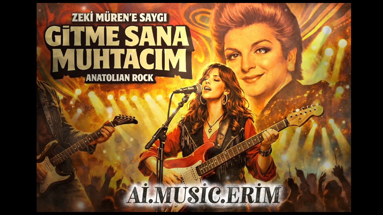 Gitme Sana Muhtacım | Zeki Müren’e Saygı – Anatolian Rock Cover @Ai.Music.Erim.1