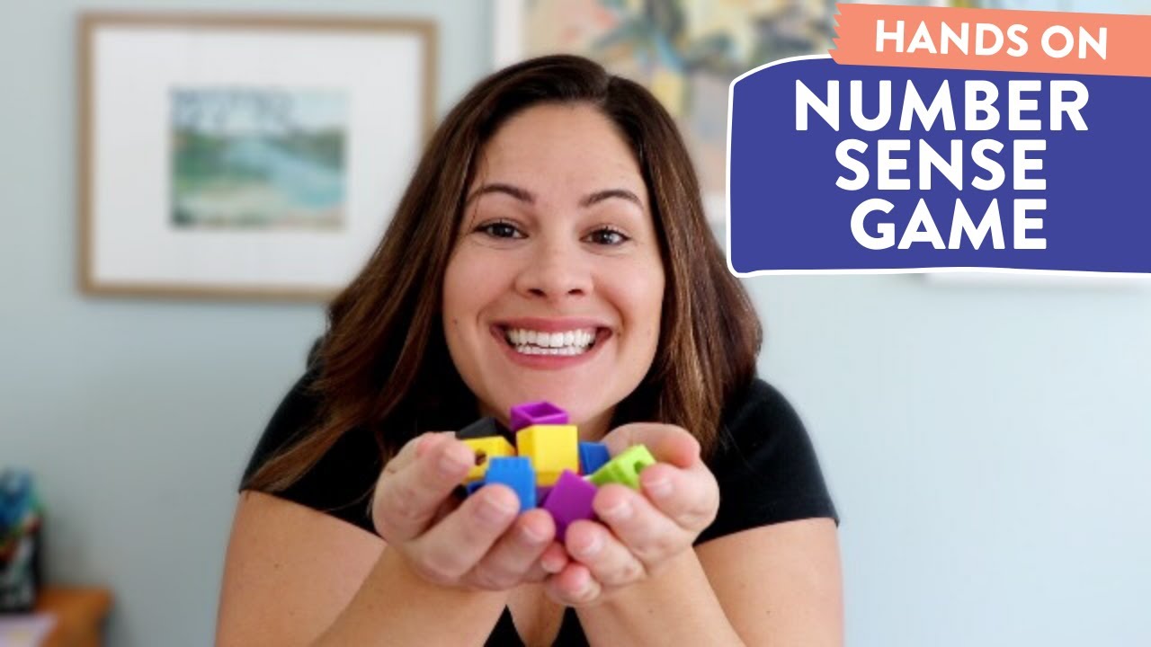 Print & Play Number Sense Game for Kinder and First // how to teach number sense