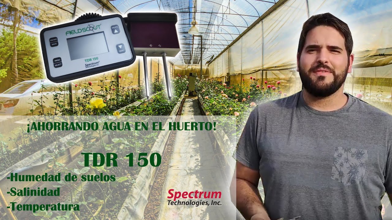 Ahorrando agua en el huerto | TDR150 | Sensor de humedad salinidad y temperatura | Tiloom