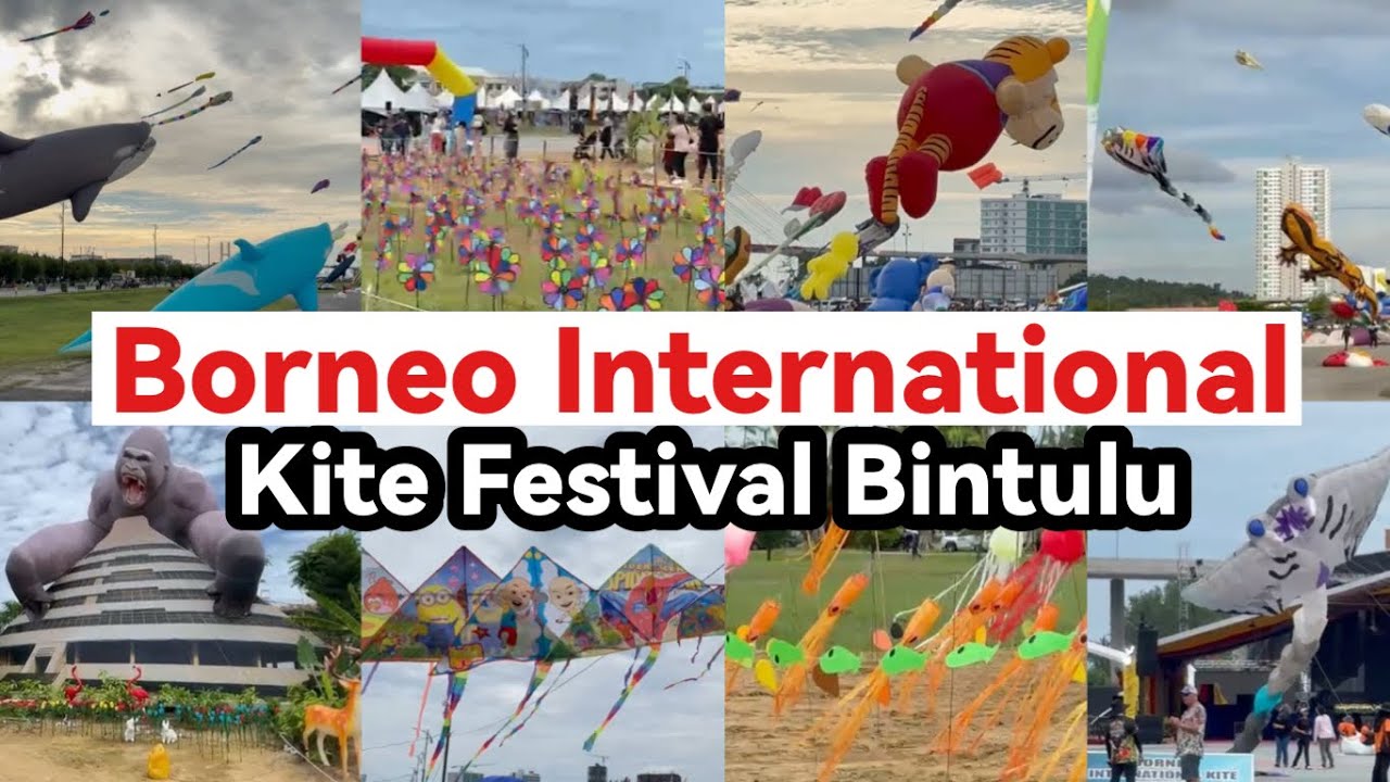 Borneo International Kite Festival 2025 – Giant Kites in the Sky at Old Bintulu Airport, Sarawak