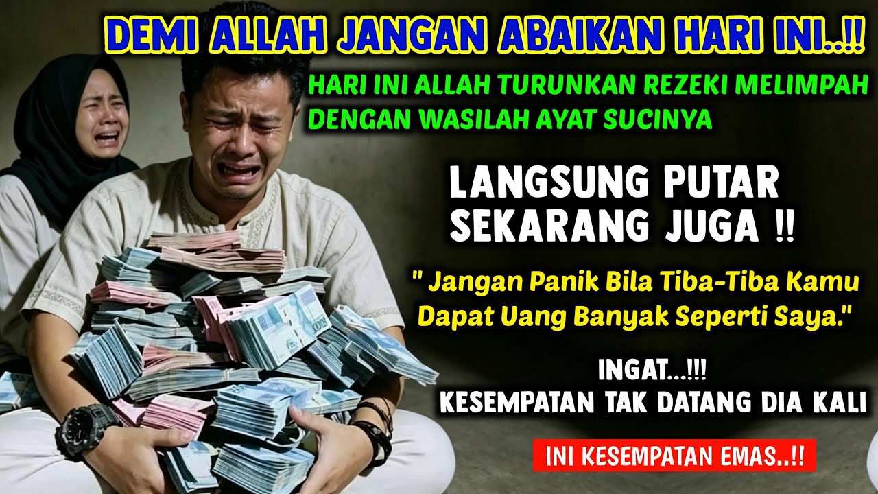 DAHSYAT HARI JUMAT❗ Inilah Ayat Pembuka Rezeki Paling Mustajab Mendatangkan Rezeki Dari Segala Arah