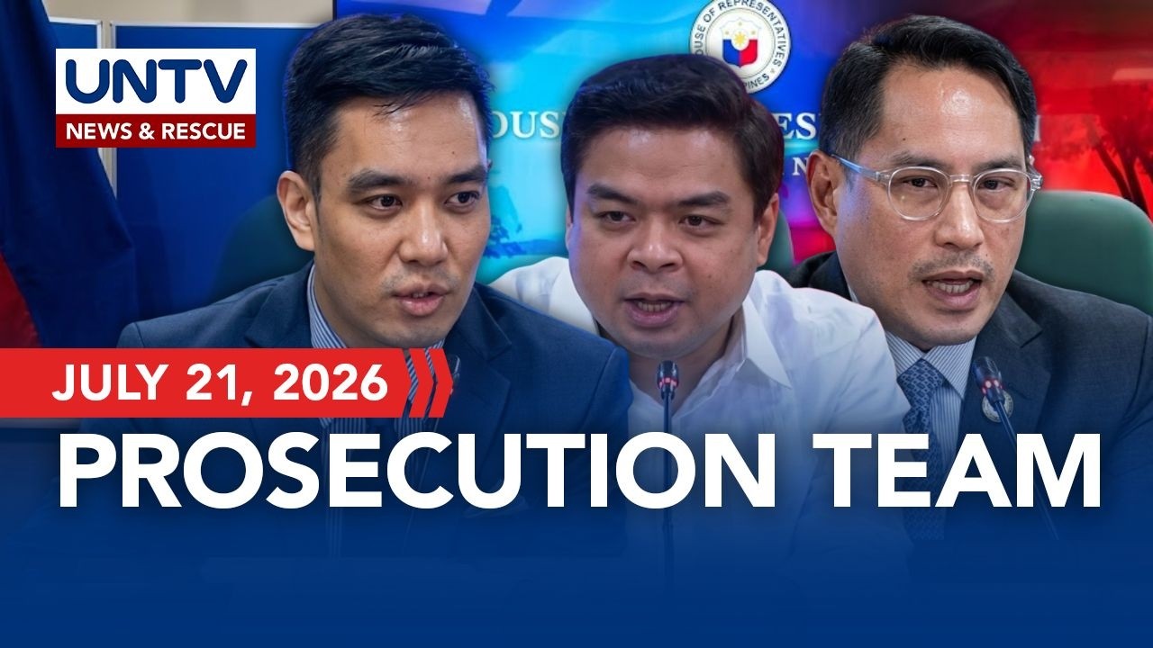 House prosecution briefs the press on the Day 8 of impeachment trial | July 21, 2026