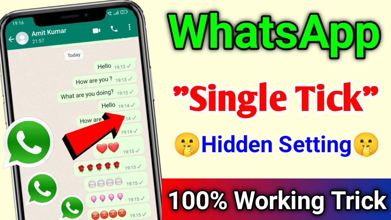 How To Show Single Tick On WhatsApp !! How To Show Offline On WhatsApp !! Single Tick Kaise Dikhaye