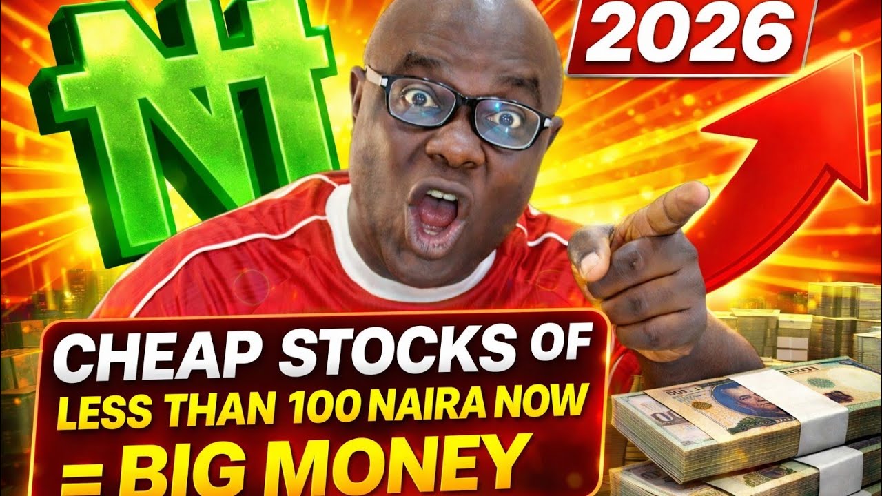 10 нигерийских акций стоимостью менее 100 найр, которые могут резко вырасти в цене в 2026 году.