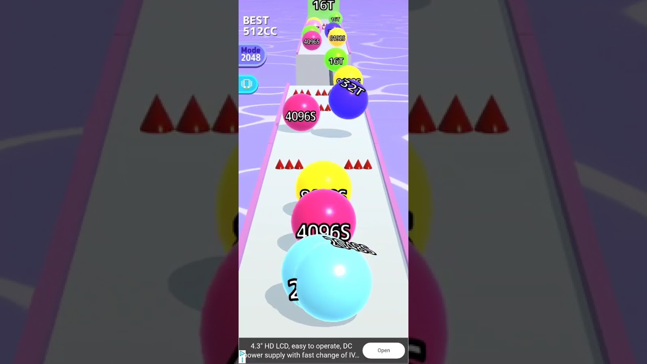 Ball Run 2048 Infinite Mode 2 - 64AM