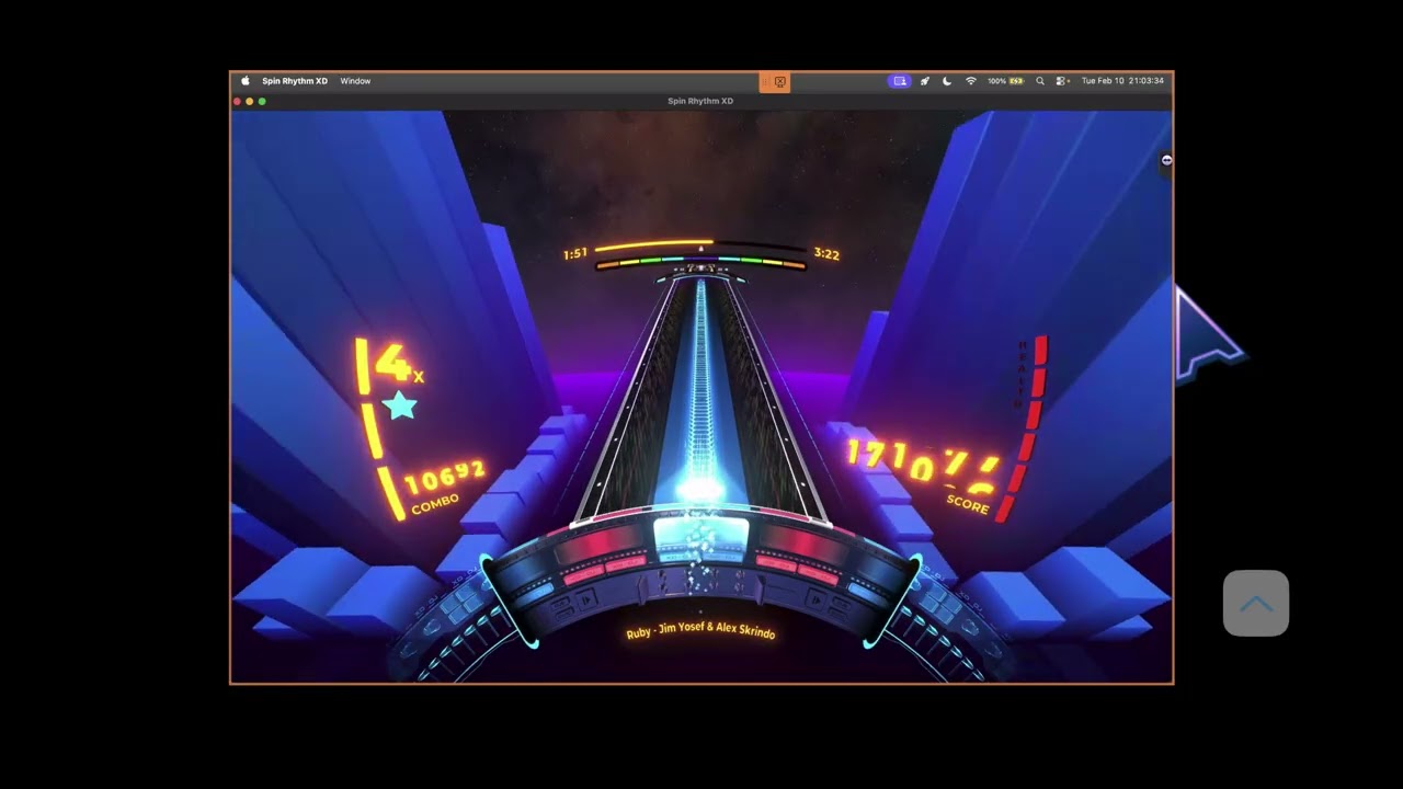 Spin Rhythm XD Ep. 1761: Jim Yosef & Alex Skrindo - Ruby. 305K score. Level 1661.