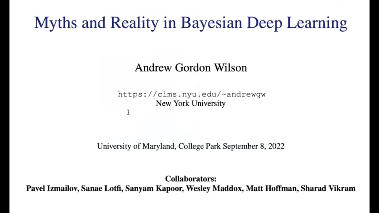 Deep Learning Foundations: Andrew Wilson's Talk on How Do We Build Models That Learn and Generalize?