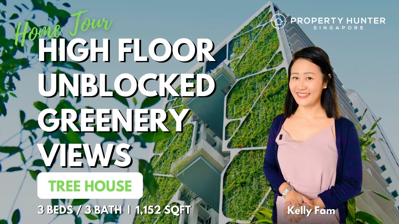Singapore Condo With Unblocked Greenery Views At Tree House - Home Tour