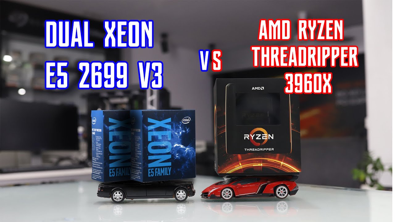 AMD Threadripper 3960x vs INTEL Dual Xeon E5 2699 v3 Test Render Corona