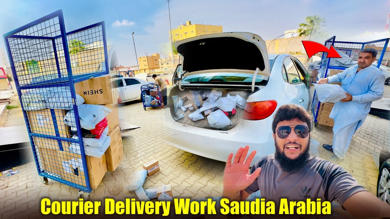 How you find Courier 🚚 job in Saudia Arabia , Moje new job mill gye , Courier work Saudia Arabia