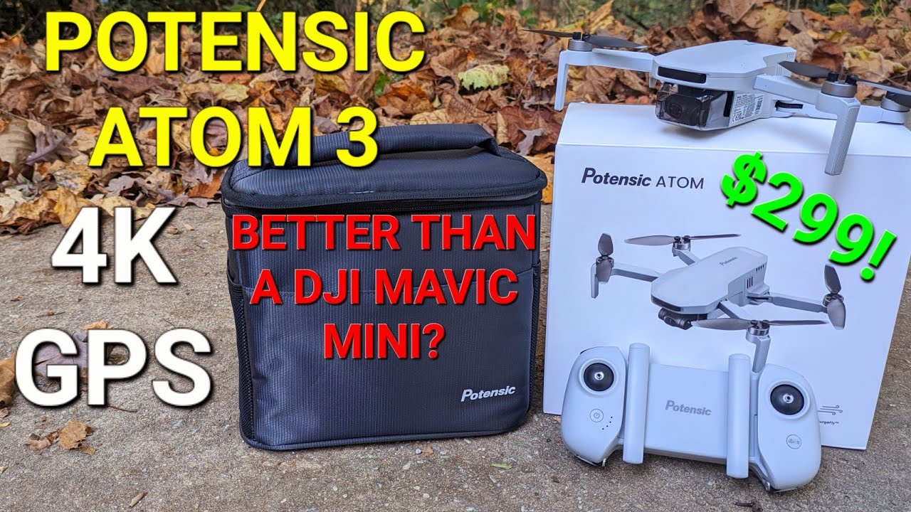 Дрон Potensic Atom 3 4K, ЛУЧШЕ, чем DJI MAVIC MINI?
