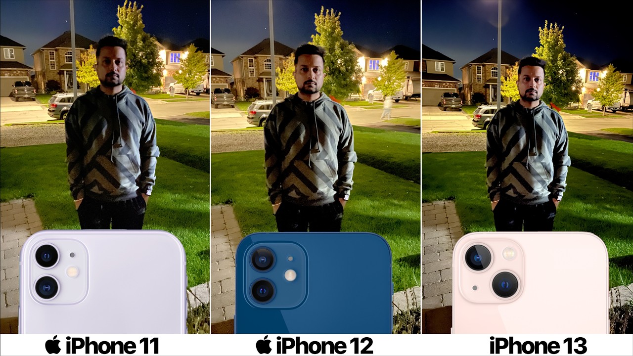 iPhone 11 vs 12 vs 13 CAMERA COMPARISON!
