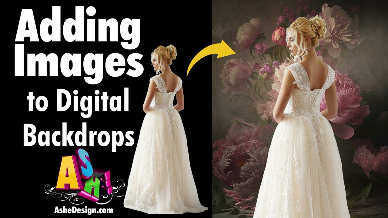 Moving Cutout Images onto Your Digital Backdrops