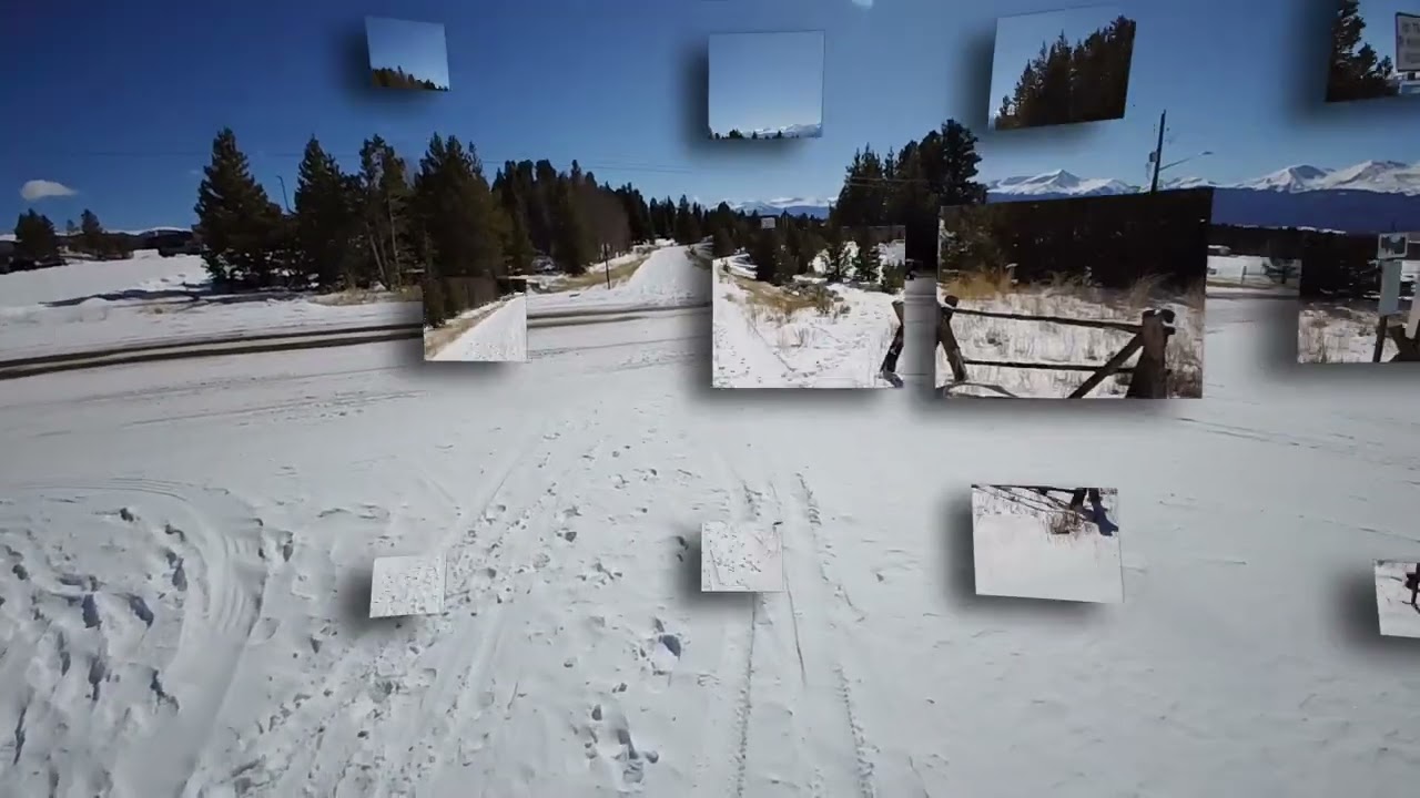 Skiing the Mineral Belt Trail through Leadville