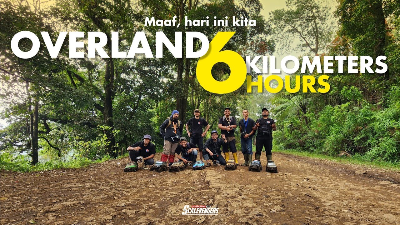 OVERLAND 6K PARA AMATIR !!! |Nyawang Cikole| Bandung | RC Offroad Adventure 4x4 Pemula | RC 1/10
