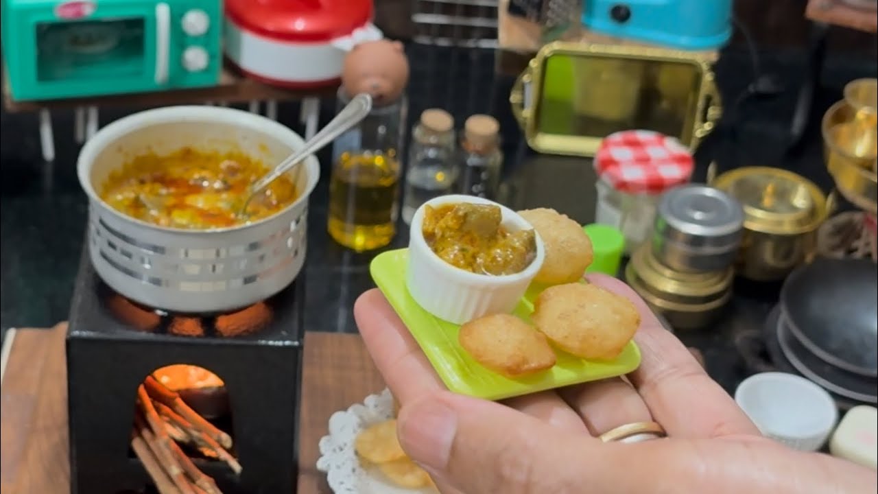 Kaleji in teeny-tiny form but flavor in a big way #miniature #minivlog #mini #kalejifry #funnyvideo