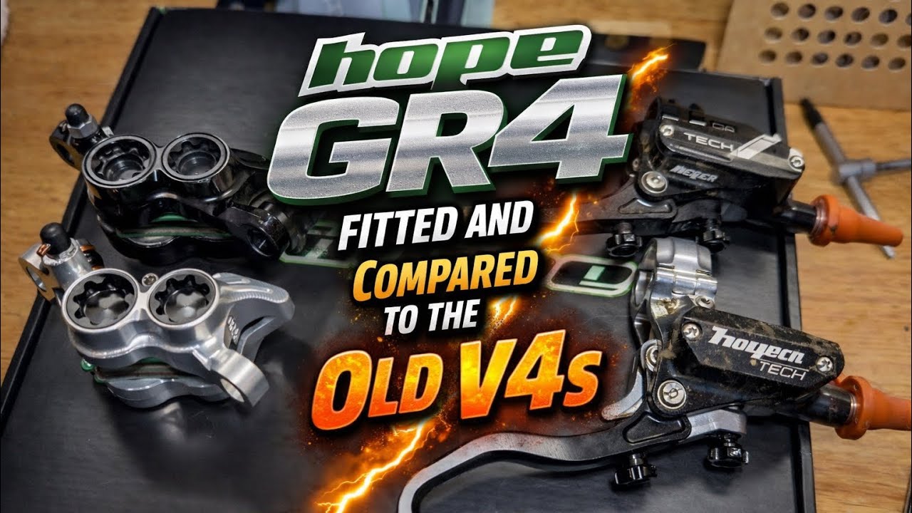 HOPE Tech 4 vs EVO GR4 | Comparing the GR4's to V4's and fitting them.