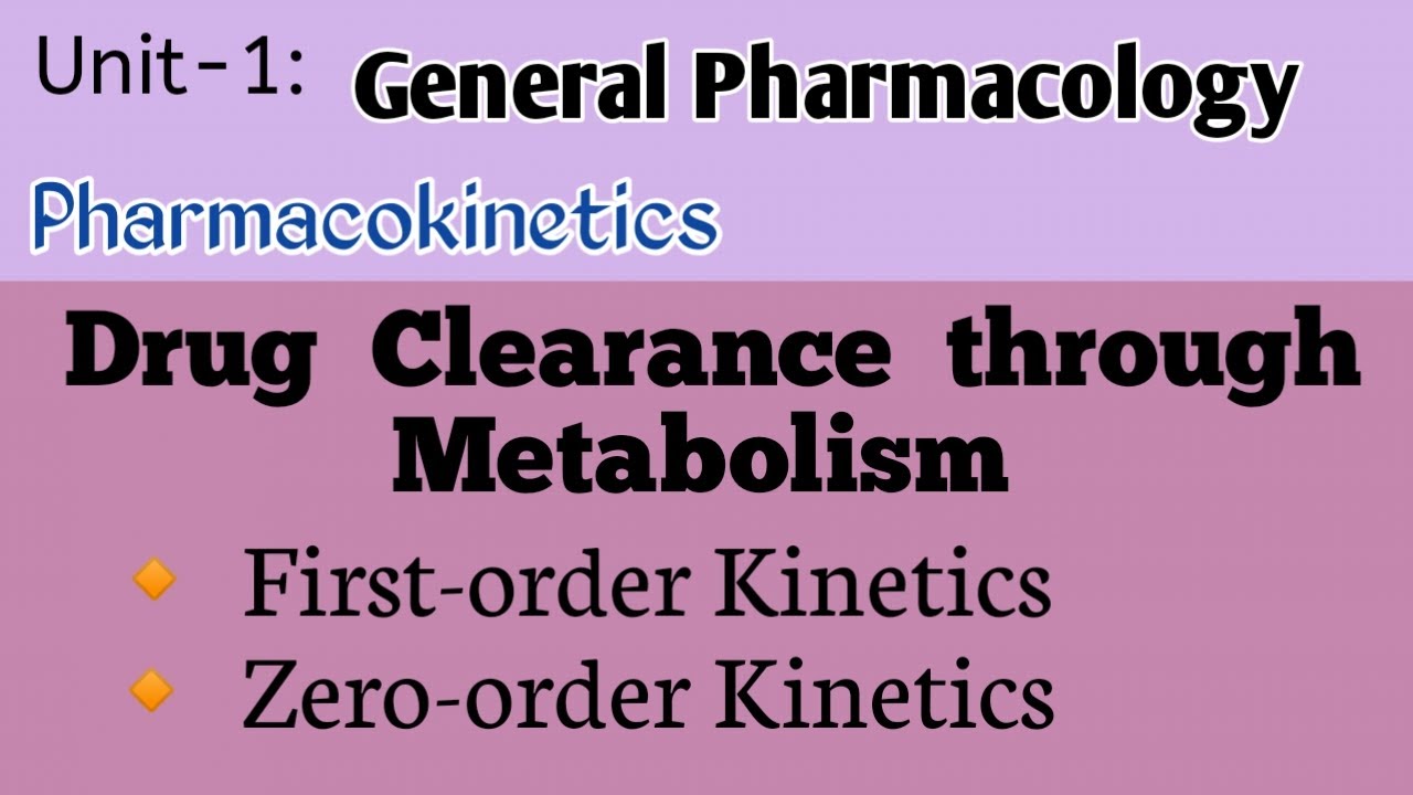 Drug Clearance through Metabolism / Pharmacokinetics