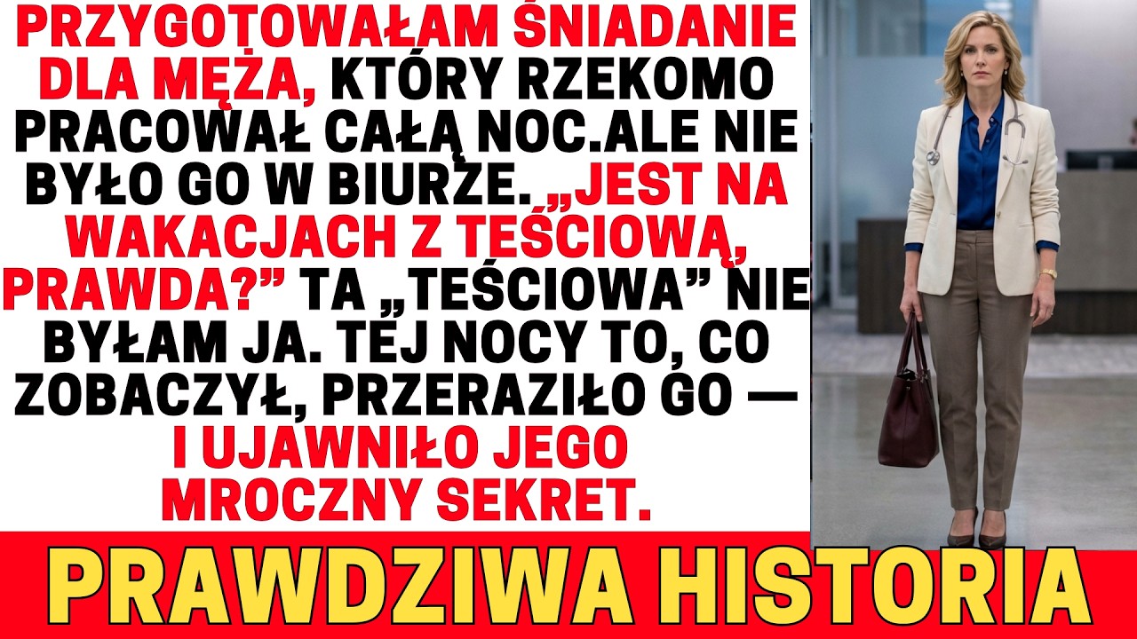 Myślałam, że pracuje do późna…💔 przyniosłam kolację. Zamiast tego 😱 odkryłam mroczny sekret!
