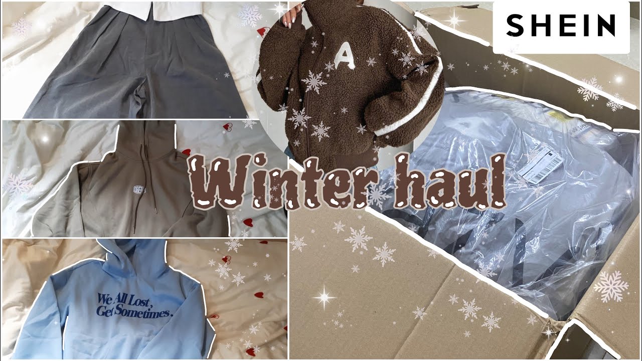 Winter Shein haul ❄️🤎ملابس للشتاء من شي ان(مع ارقام المنتجات)✨