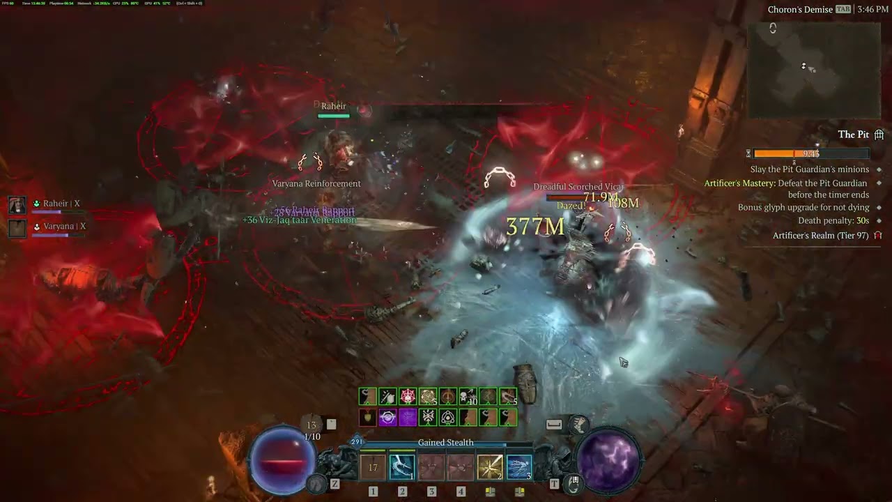 Diablo 4 Season 10 Pit 97 Shadow Step Rogue