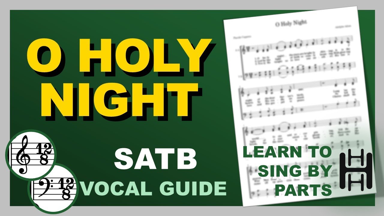 O HOLY NIGHT Vocal SATB C Major
