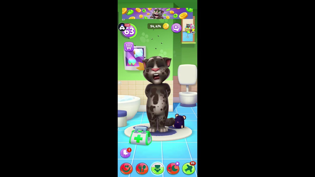 My Talking Tom 2,🥰⚡⚡🥰 🤣 Tom Friends #virallive #talkingtomtalkingtom #shortslive #1mlive