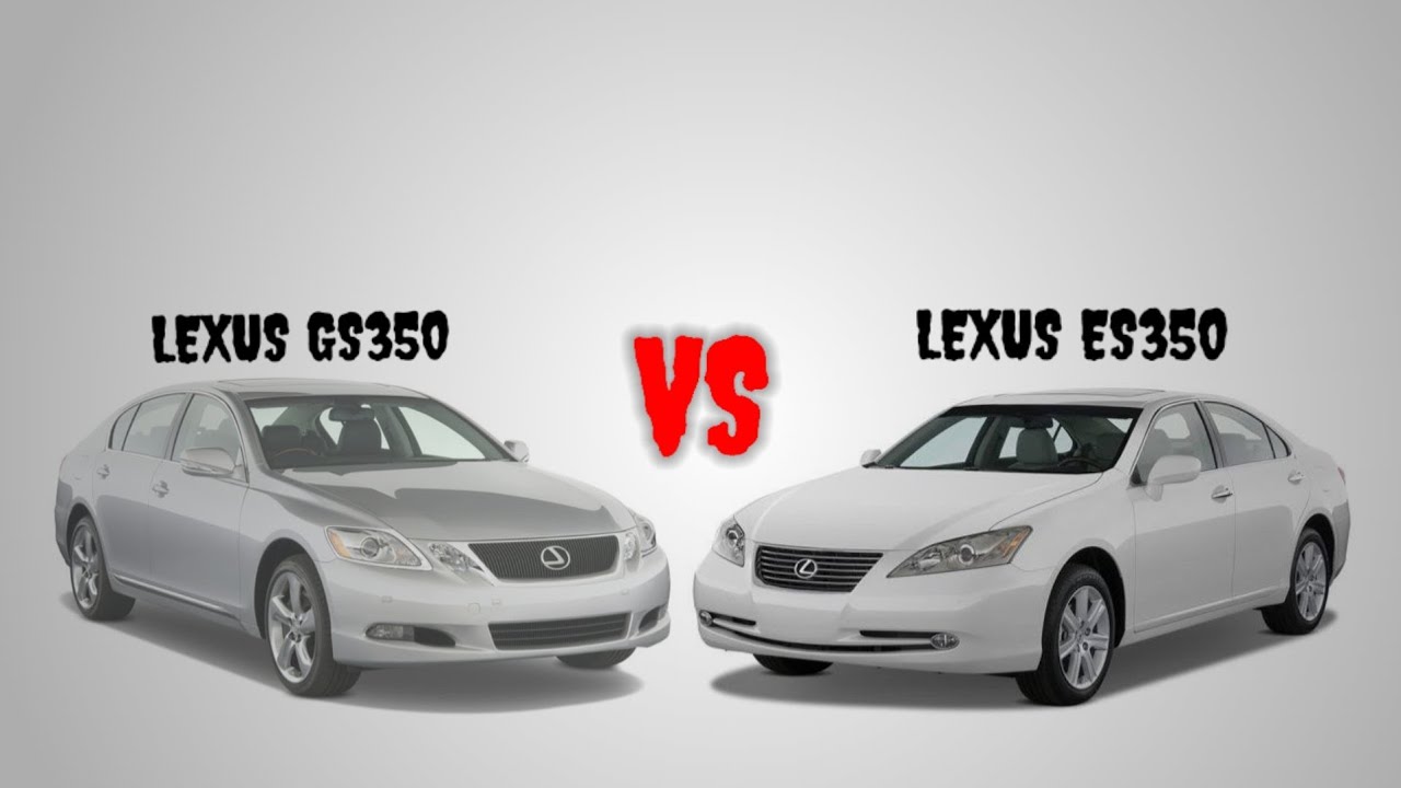 2010 Lexus GS350 Vs 2010 Lexus ES350
