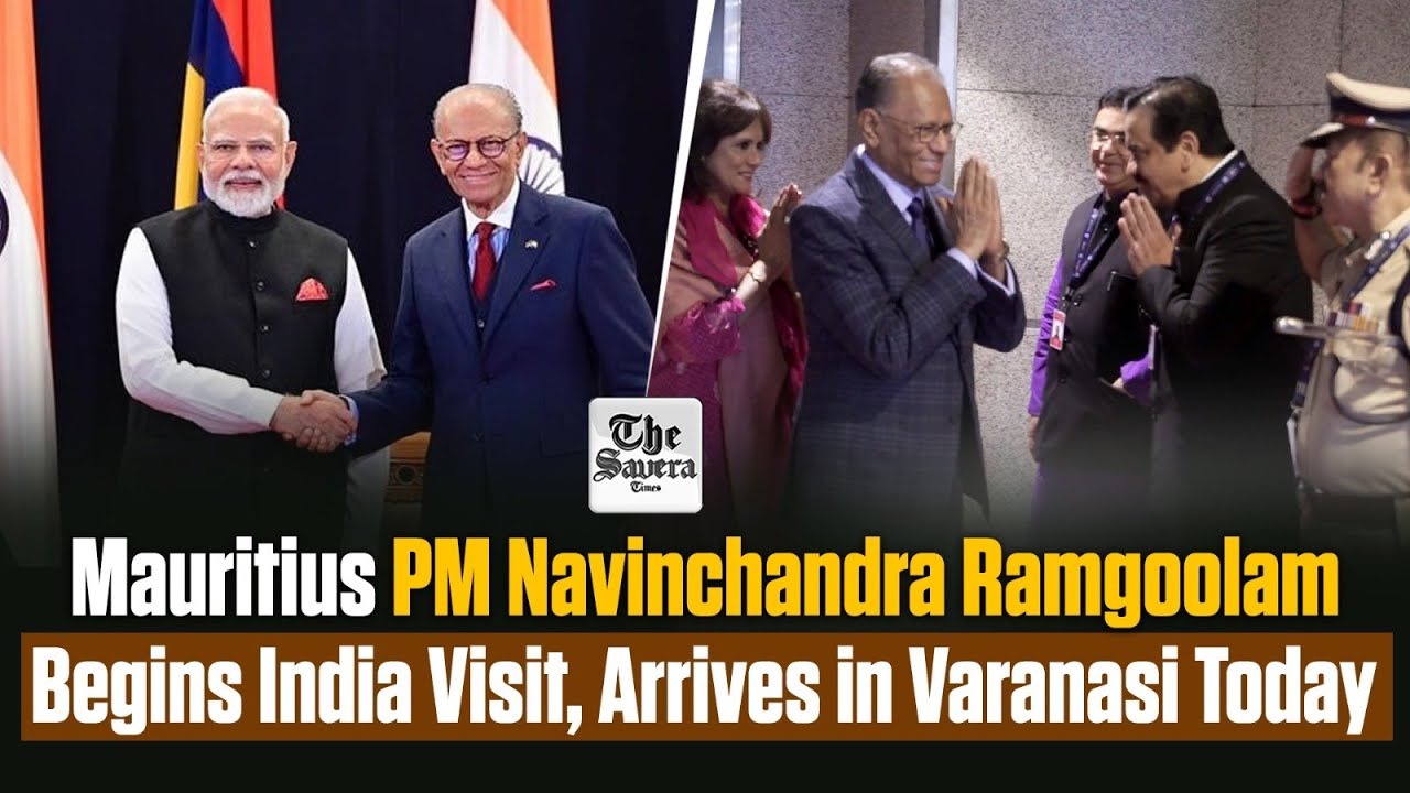 [Live] Mauritius PM Navinchandra Ramgoolam Begins India Visit, Arrives in Varanasi Today
