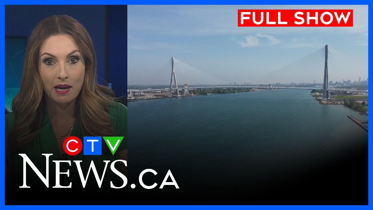 Мост имени Горди Хоу наконец-то получил дату открытия | CTV News Windsor в 18:00, пн, 13 июля 202...