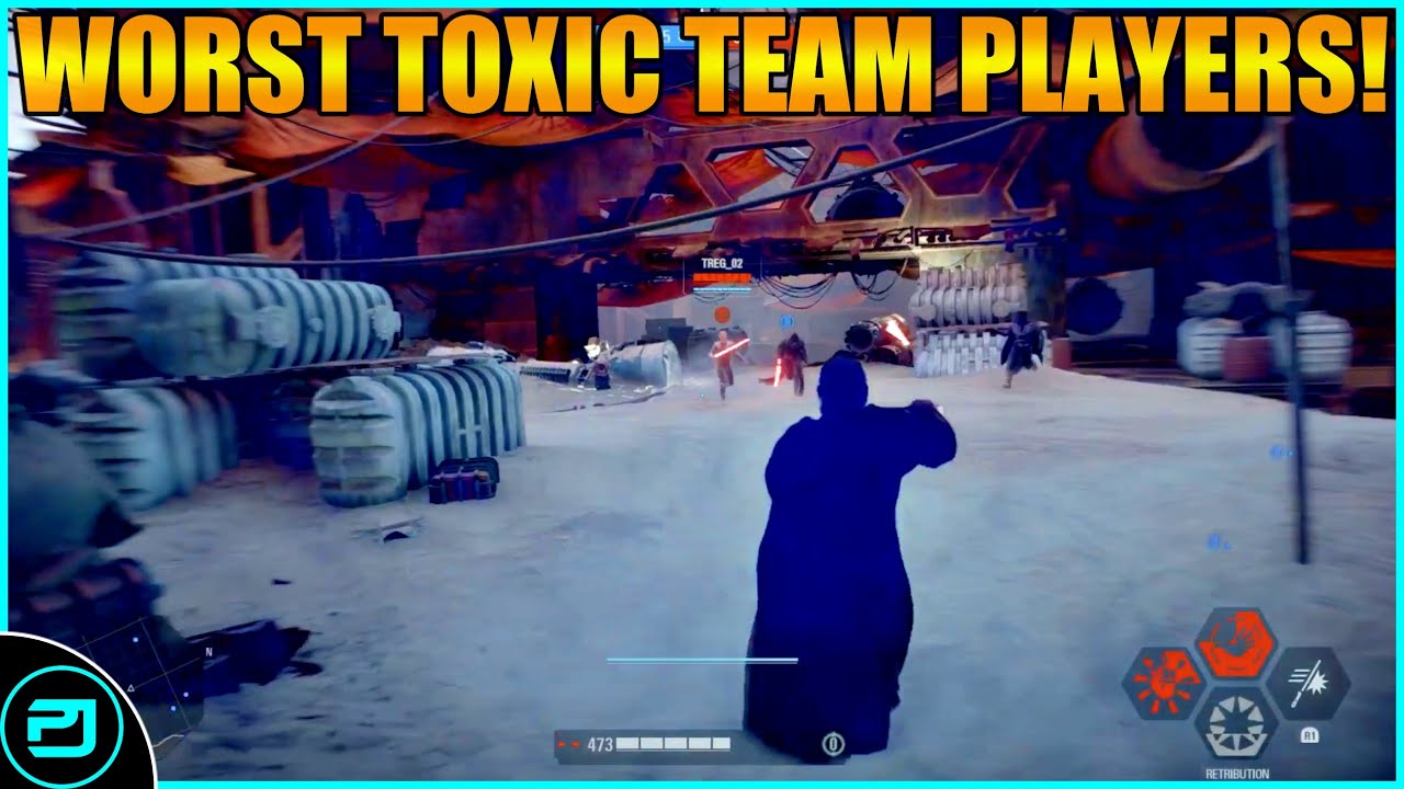 Star Wars Battlefront 2 | Worst Toxic Team Players! | Heroes vs Villains Gameplay