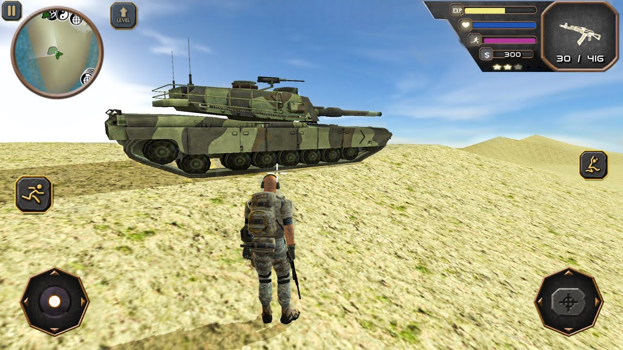 Retired Army Officer Simulator - Military Tank and Helicopter #4 - Android Gameplay