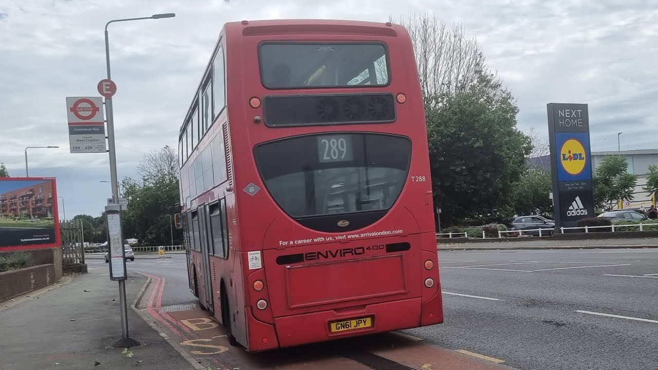 Top Deck View on Arriva London Bus Route 289. Alexander Dennis Enviro400 Euro 5 T288 (GN61JPY)