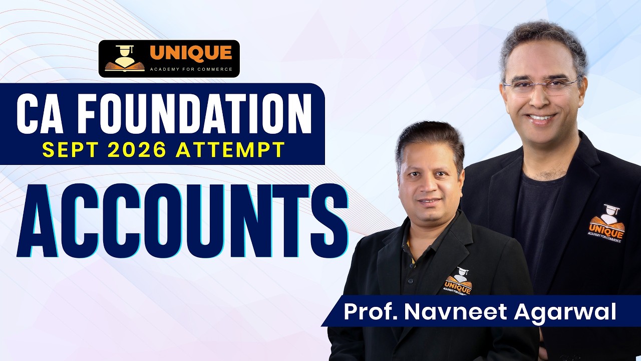 CA Foundation | Accounting | Ch 9 | Incomplete Record | L 3 | Sept 26 | NA