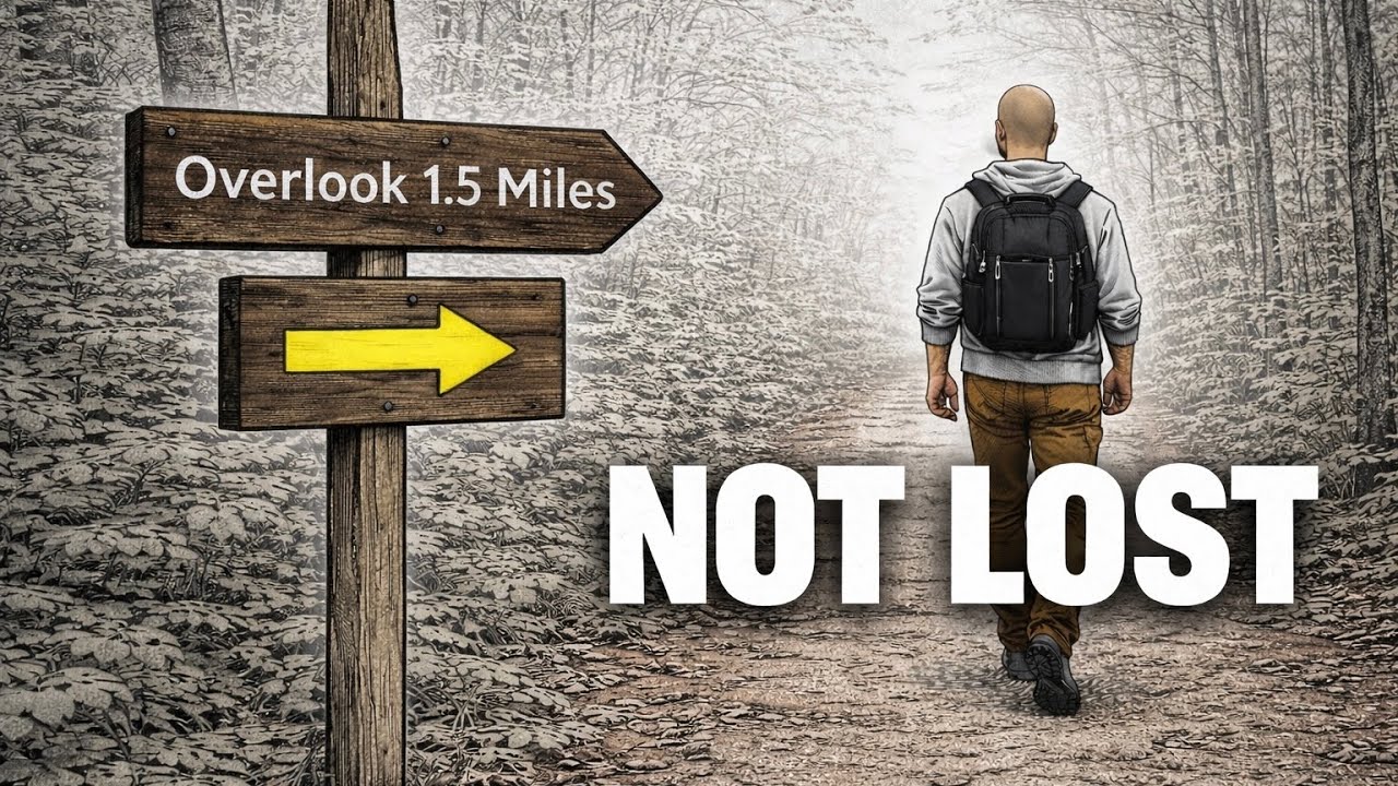 You're not lost. You don't have instructions anymore.