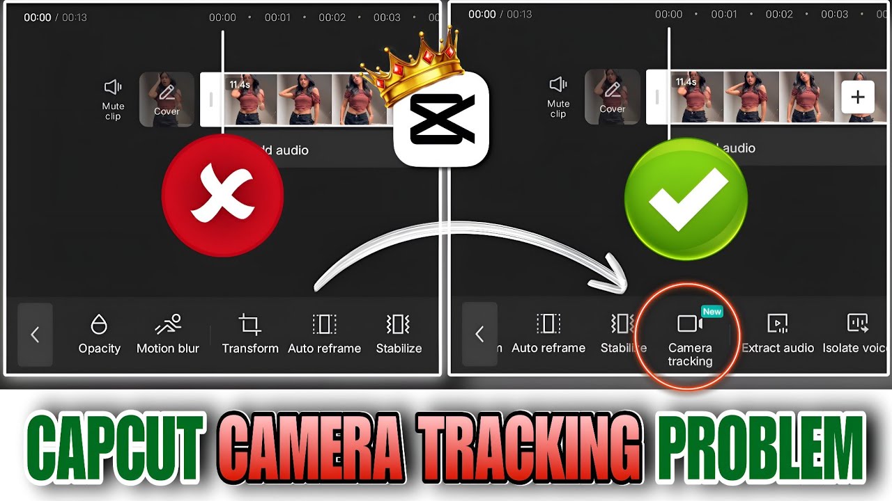 Capcut Camera Tracking Not Showing Problem Solved | Capcut Me Camera Tracking Ka Option Kaise Laye