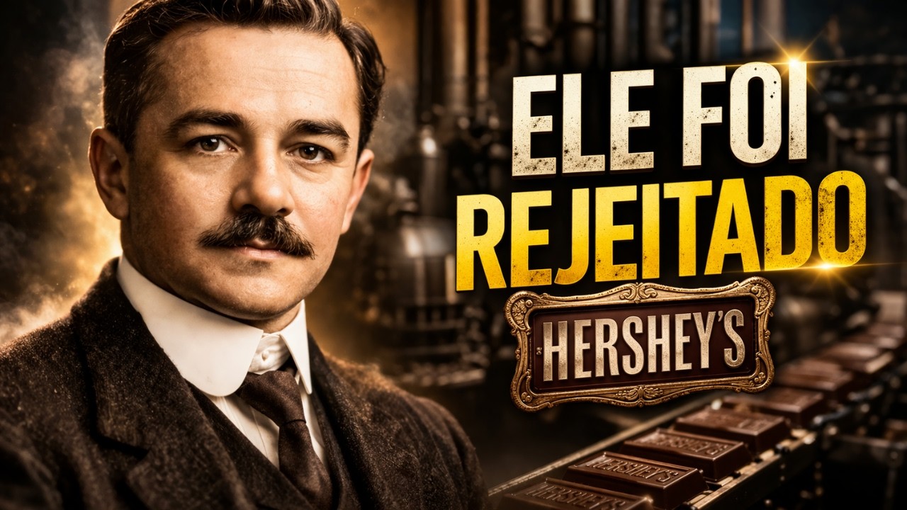 Ele faliu três vezes antes de criar a Hershey’s