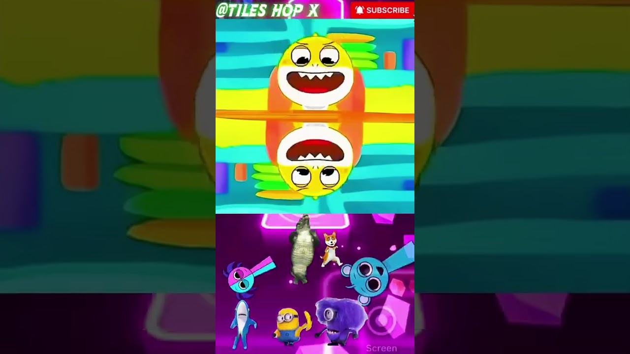 CoffinDance Baby Shark & Tiles hop Edm Rush4🔥 #edmrush  #babyshark  #coffin-dance