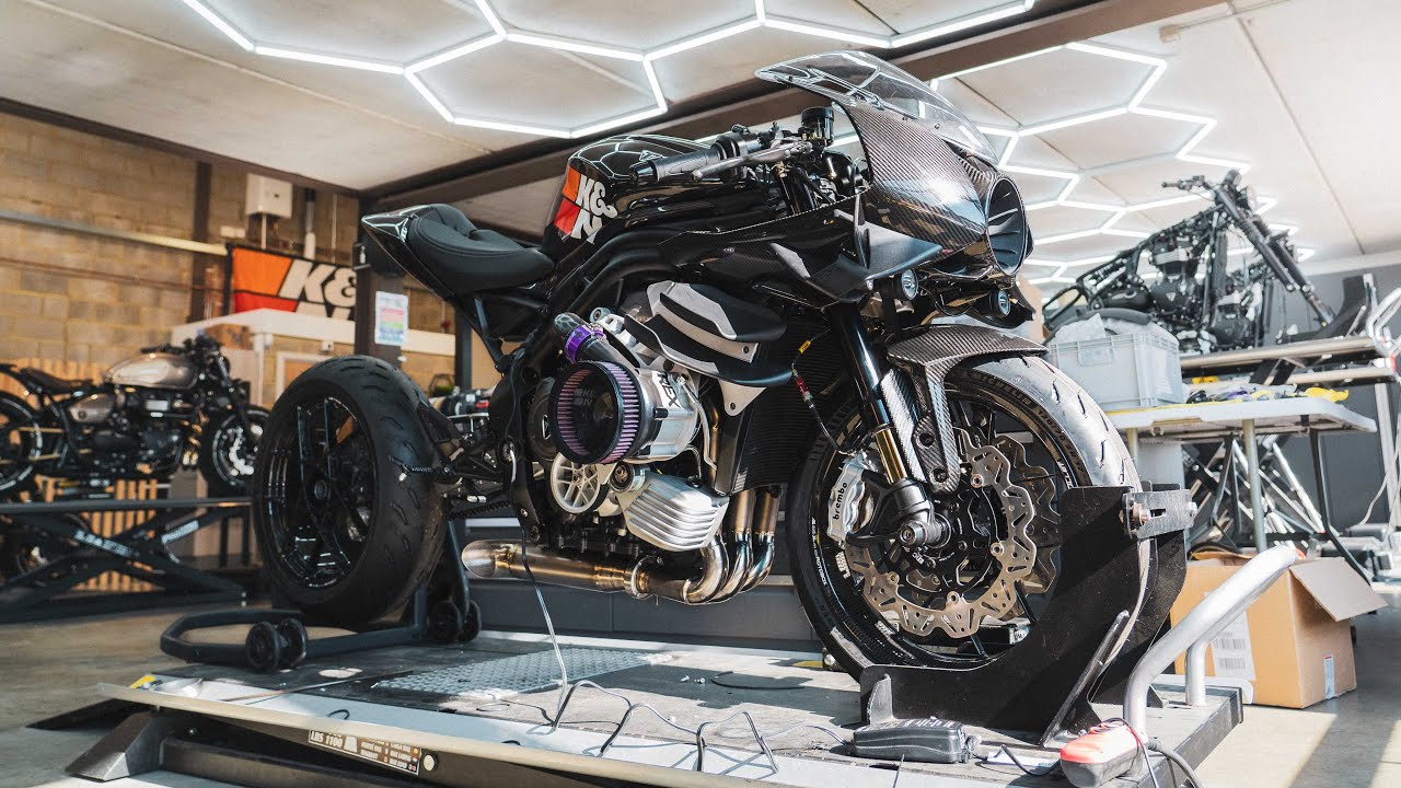 Building a Supercharged Speed Triple RR DRIFT BIKE!