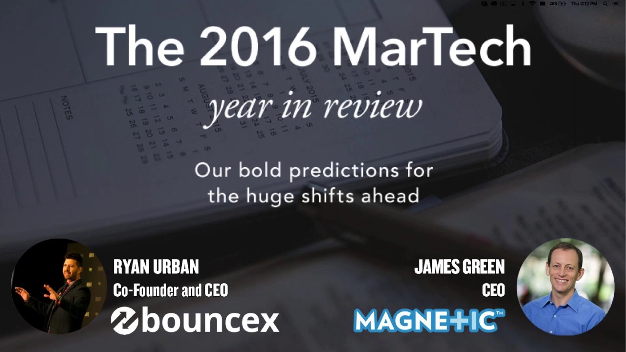 The 2016 MarTech Year in Review