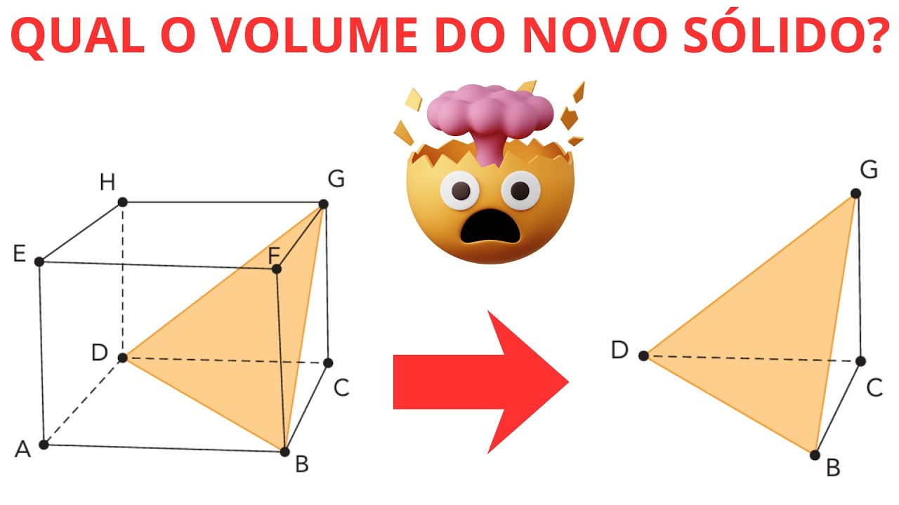VOLUME PIRÂMIDE. #matematica #aprovação #pracima #uerj #enem