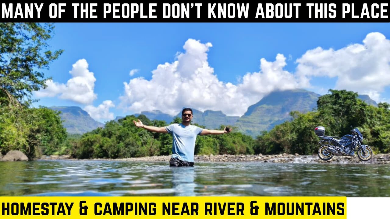 Bike Ride to a Hidden Village near Mumbai & Nashik | Scenic River & Mountain View